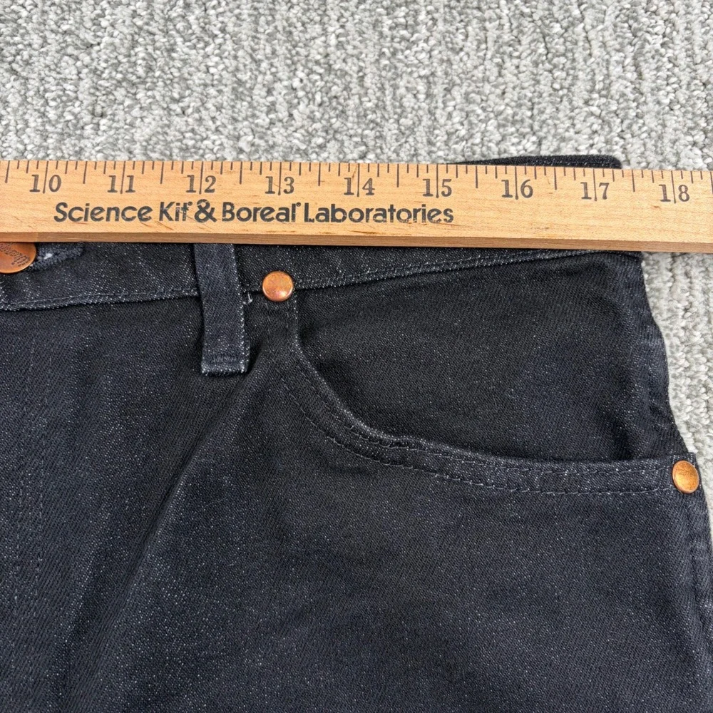 Wrangler Cowboy Cut Jeans Mens 35x32 Black‎ Slim Fit 938 Stretch Denim NWT